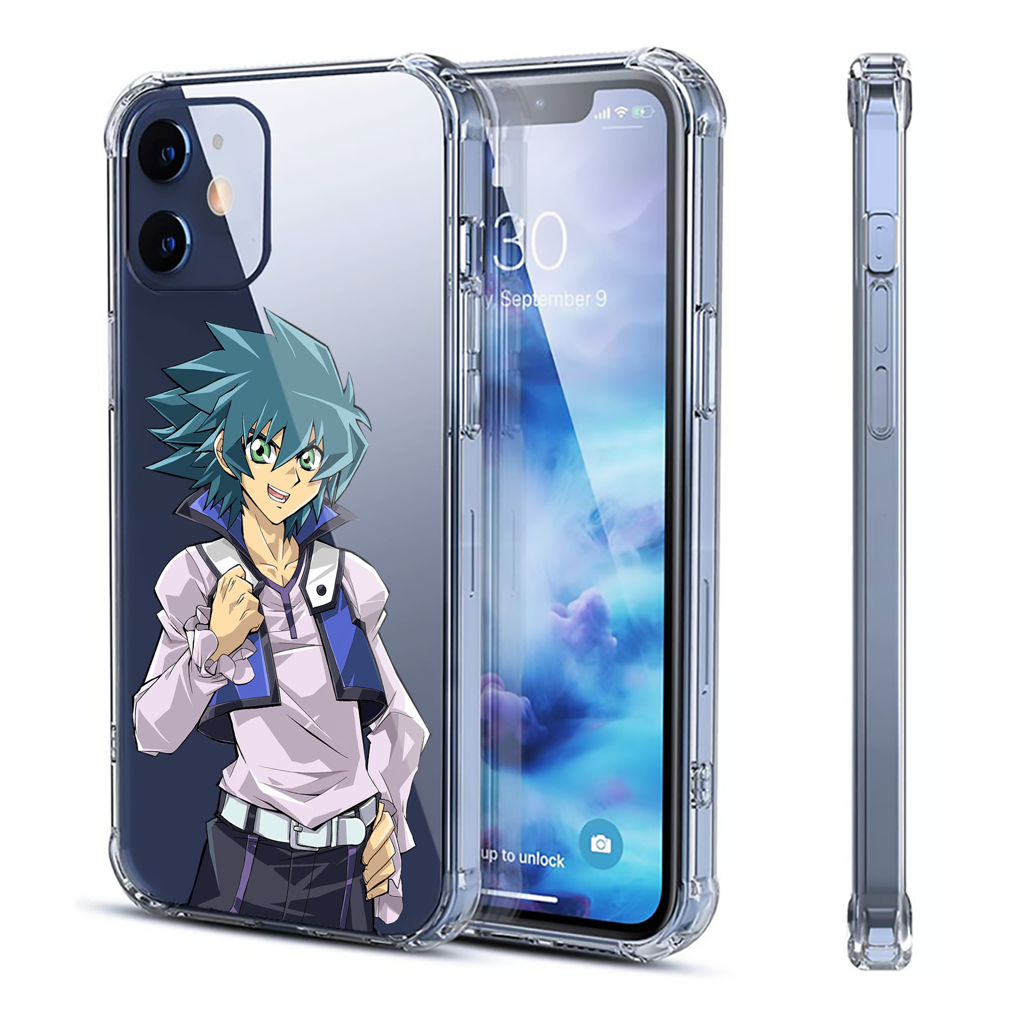 （画像用） 遊☆戯☆王 Yu-Gi-Oh! 【iPhone 12シリーズ対応】透明スマホケース（クリアソフトケース）